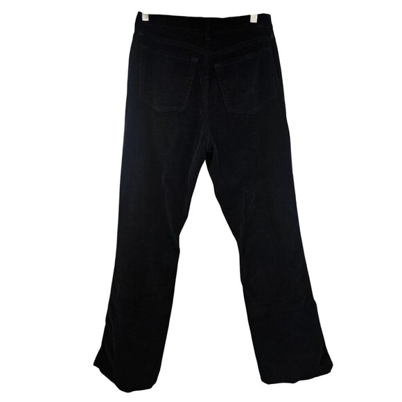 NYDJ Tummy Tuck Jeans Black Corduroy Pants Size 10 - Picture 4 of 7